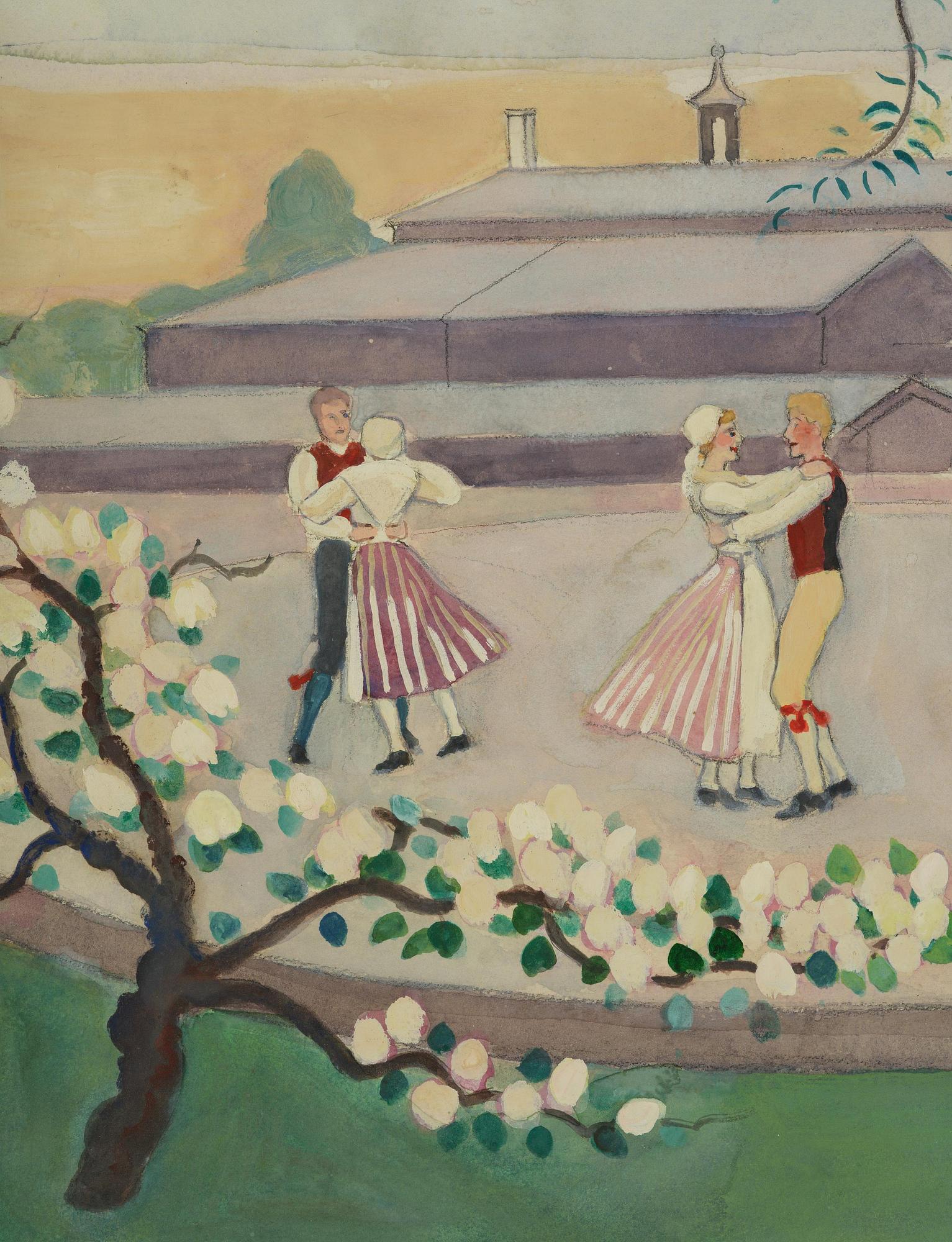 Einar Jolin, Midsummer Dance at Skansen, Stockholm.