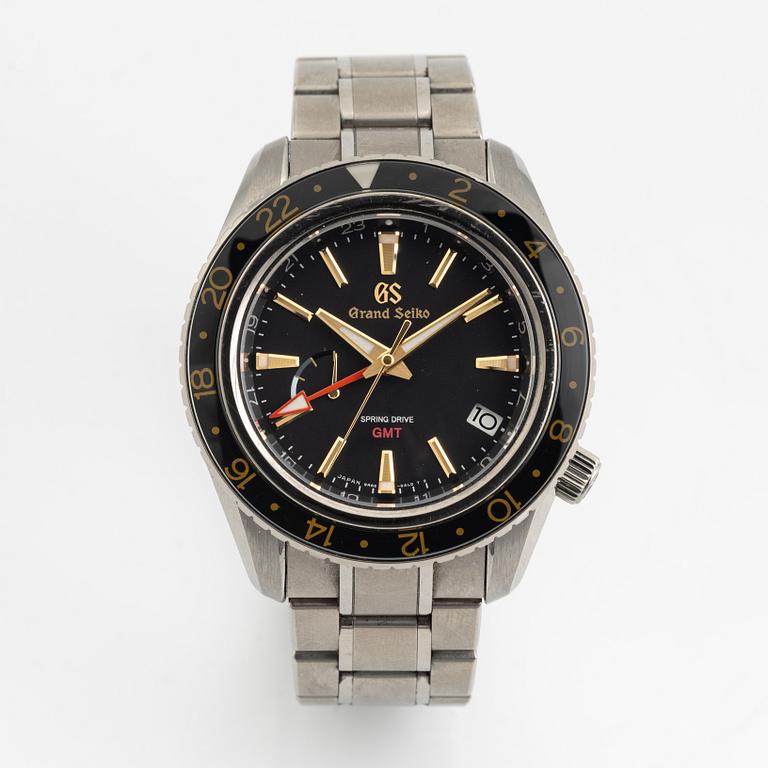 Grand Seiko, Spring Drive, GMT, wristwatch, 44 mm.