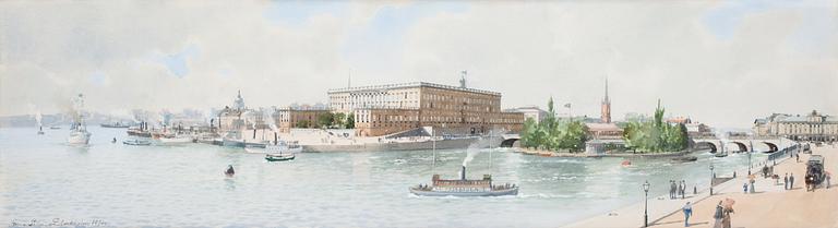 Anna Palm de Rosa, View over the Royal palace in Stockholm.