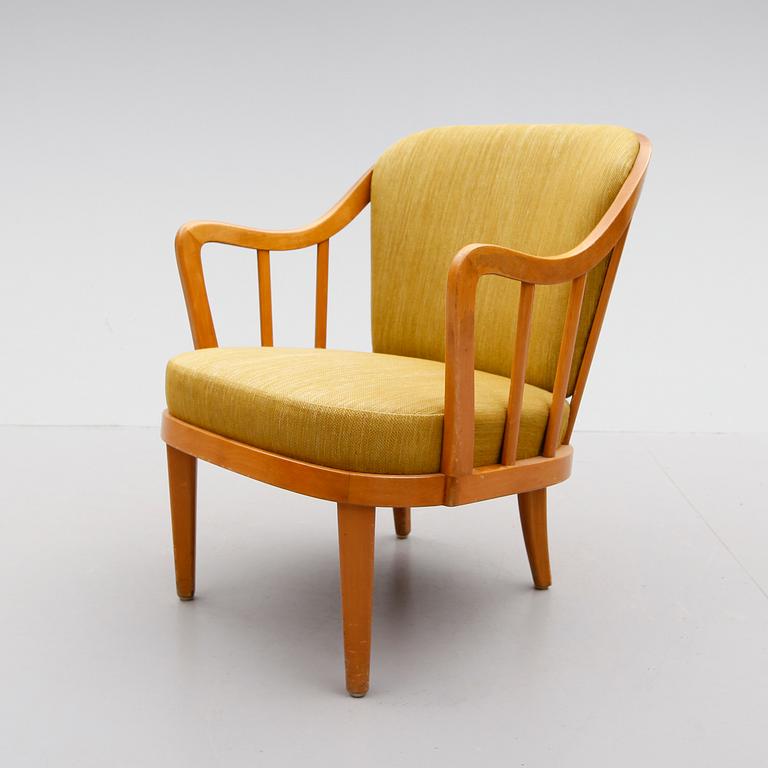 SOFFA OCH KARMSTOL, "Lindegård", Carl Malmsten, 1959.