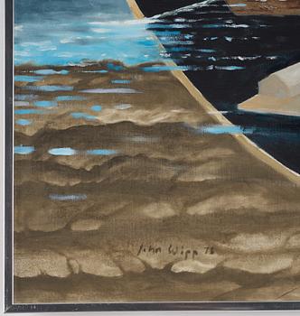 John Wipp, olja på duk, signerad och daterad -78.