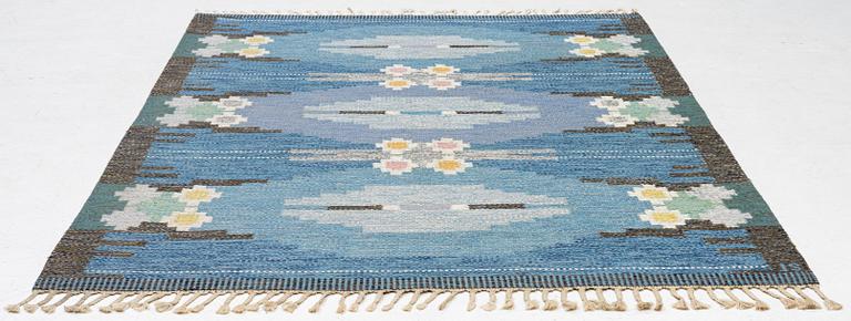 Ingegerd Silow, matta, rölakan, "Örbyhus", signerad IS, komponerad 1970, ca. 225 x 165 cm.