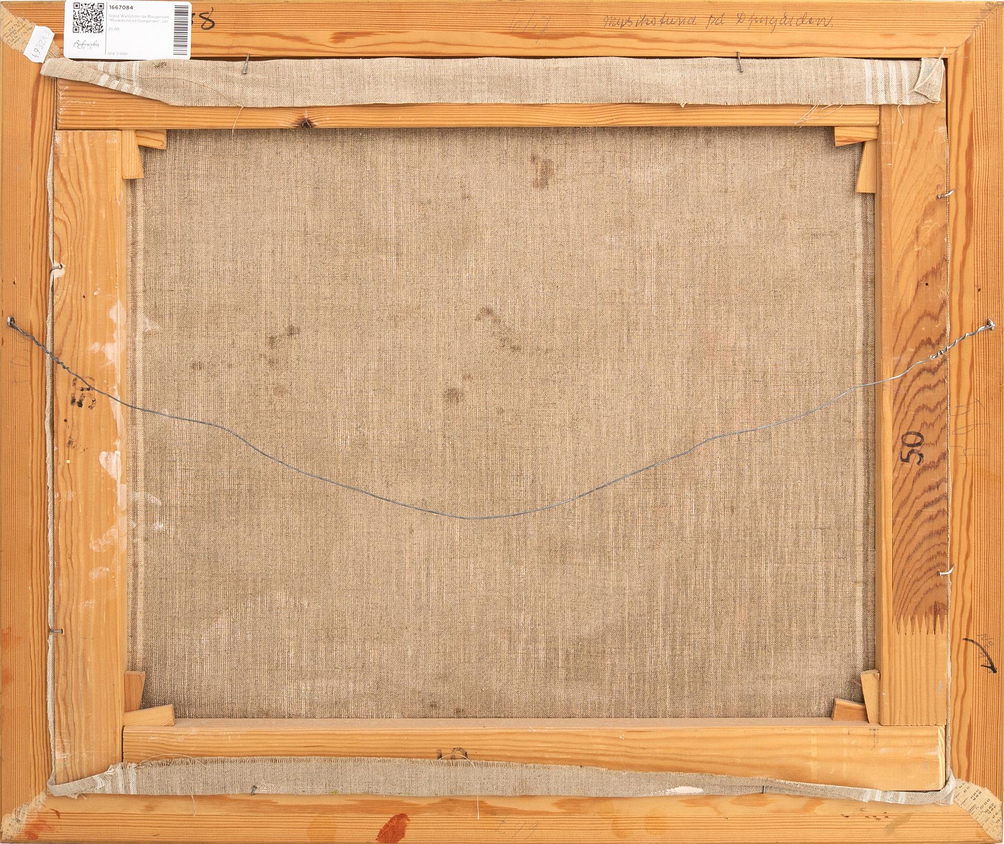 Sigrid Wahlström de Rougemont, "Music Hour at Djurgården".