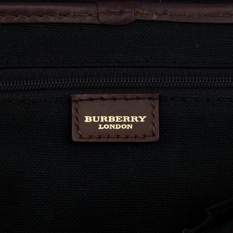 BURBERRY, an 'Ecordelia' vinyl handbag.