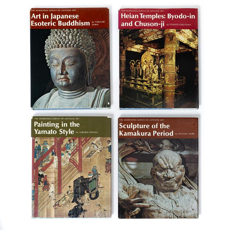 En samlares bibliotek del 2, "Heibonsha Survey of Japanse Art" (31 volymer).