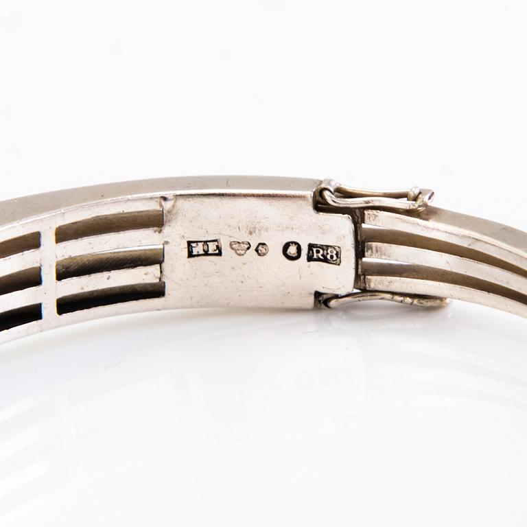 RANNEKORU, hopeaa,  itsehiottu kivi, Heribert Engelbert AB, Tukholma 1943.