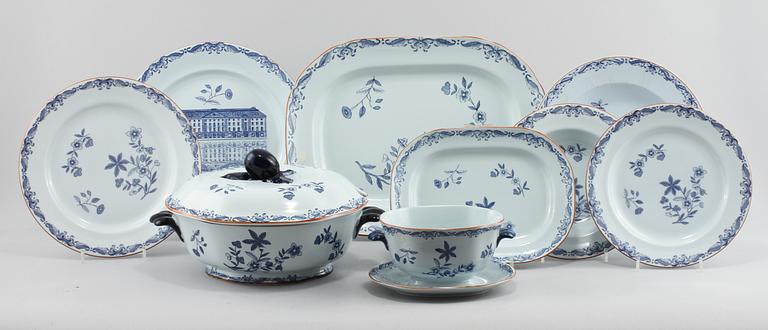 SERVISDELAR, 43 st, porslin, "Ostindia", Rörstrand, 1900-talets andra hälft.