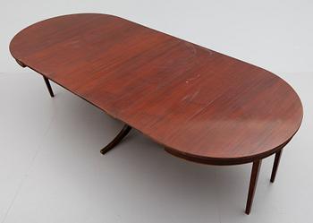 MATSALSMÖBEL, 9 delar, gustaviansk stil, 1900-talets andra hälft.