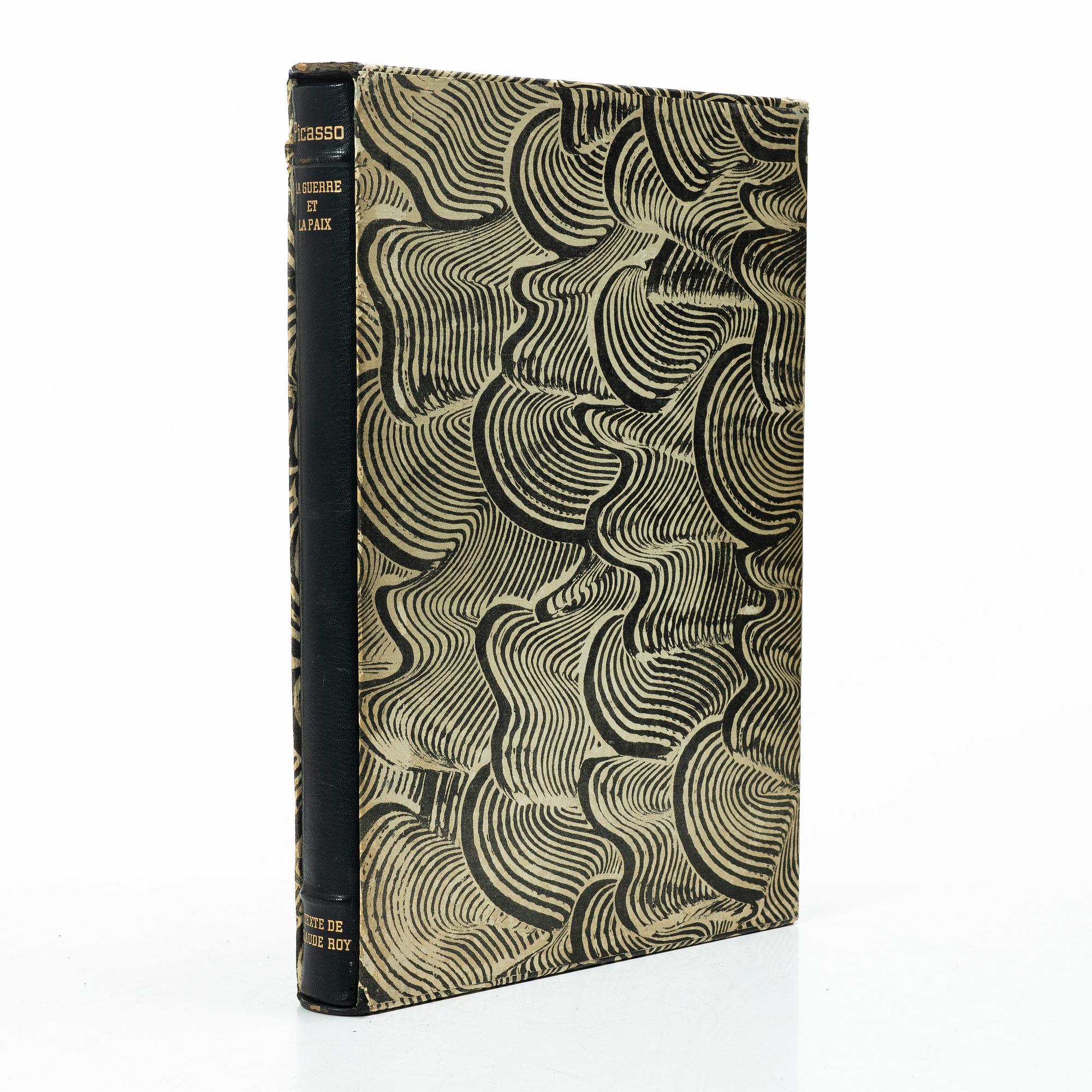Pablo Picasso, bok, La Guerre et la Paix, signerad upplaga 25/50.
