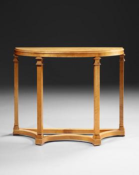 An Axel-Einar Hjorth 'Caesar' birch console table by NK Swden 1930's.