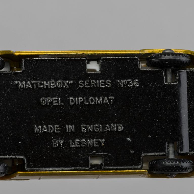 LESNEY MATCHBOX SERIES FOUR CARS.