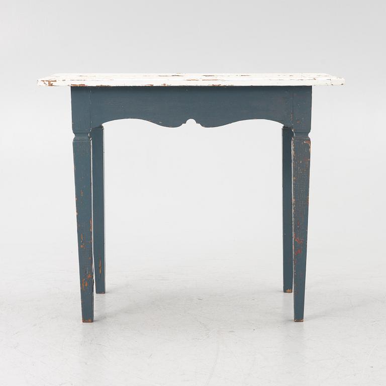 Table, folk art, Roslagen, Uppland, first half of the 19th century.