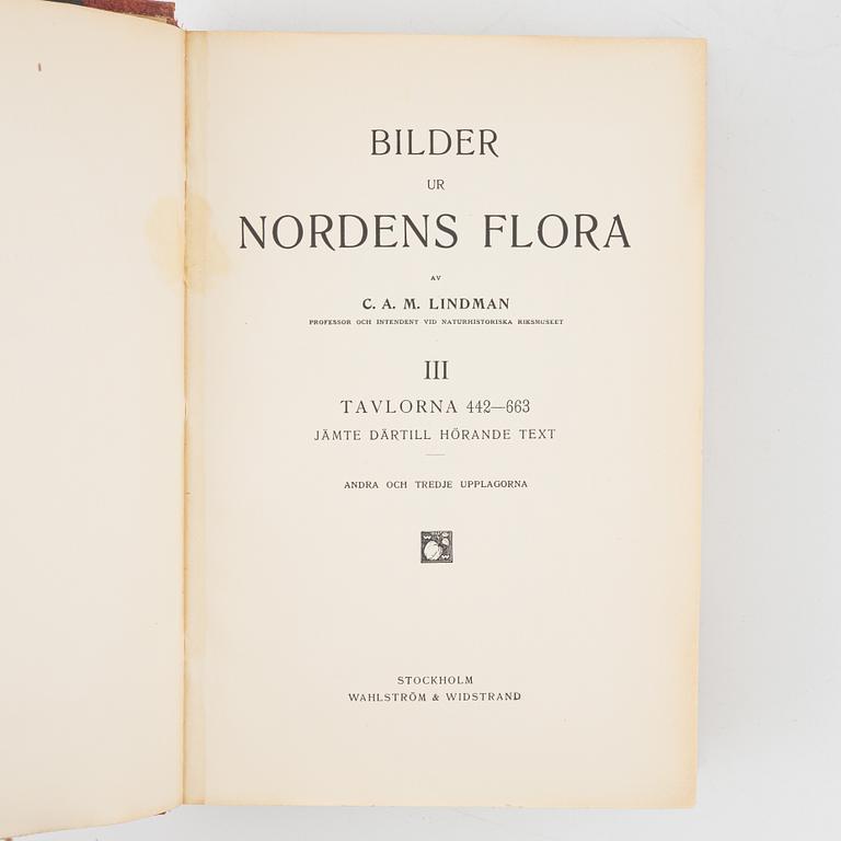 "Bilder ur Nordens Flora", C.A.M Lindman, Wahlström & Widstrand, Stockholm 1922-26 (3 volumes).