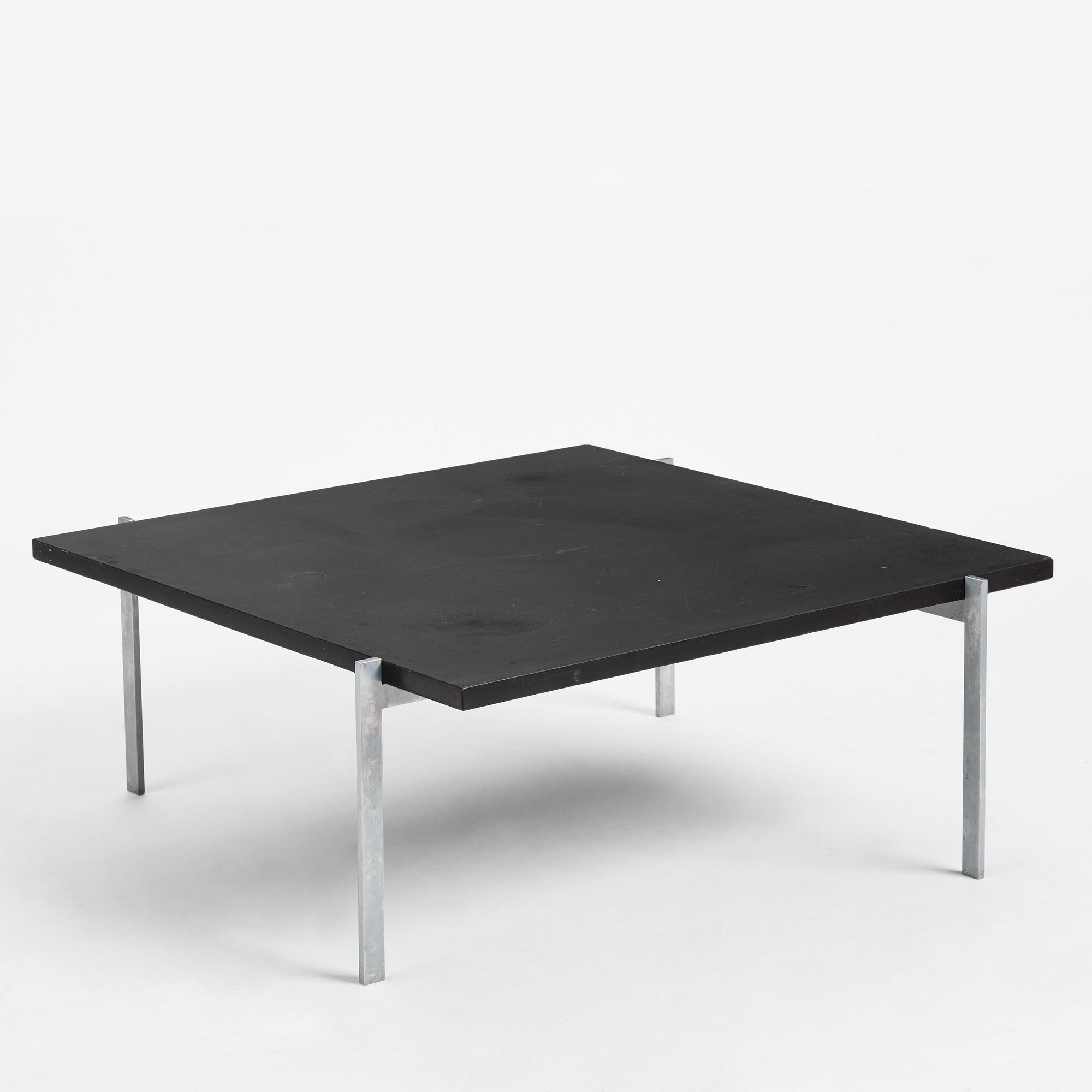 Poul Kjaerholm, a "PK61" coffee table, E. Kold Christensen, Denmark, 1960s.