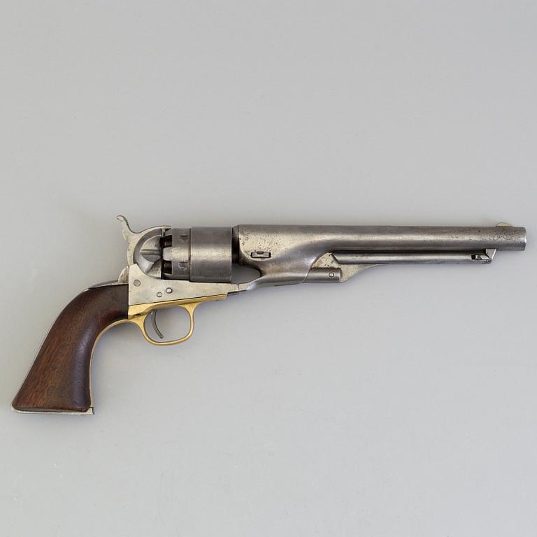 A percussion Colt 1860 Army, no 90473.