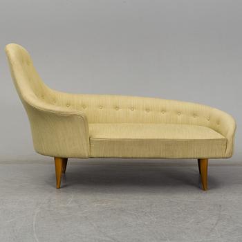 A 'Lustgården' chaise lounge by Kerstin Hörlin Holmquist, by Nordiska Kompaniet, Sweden, designed in 1958.