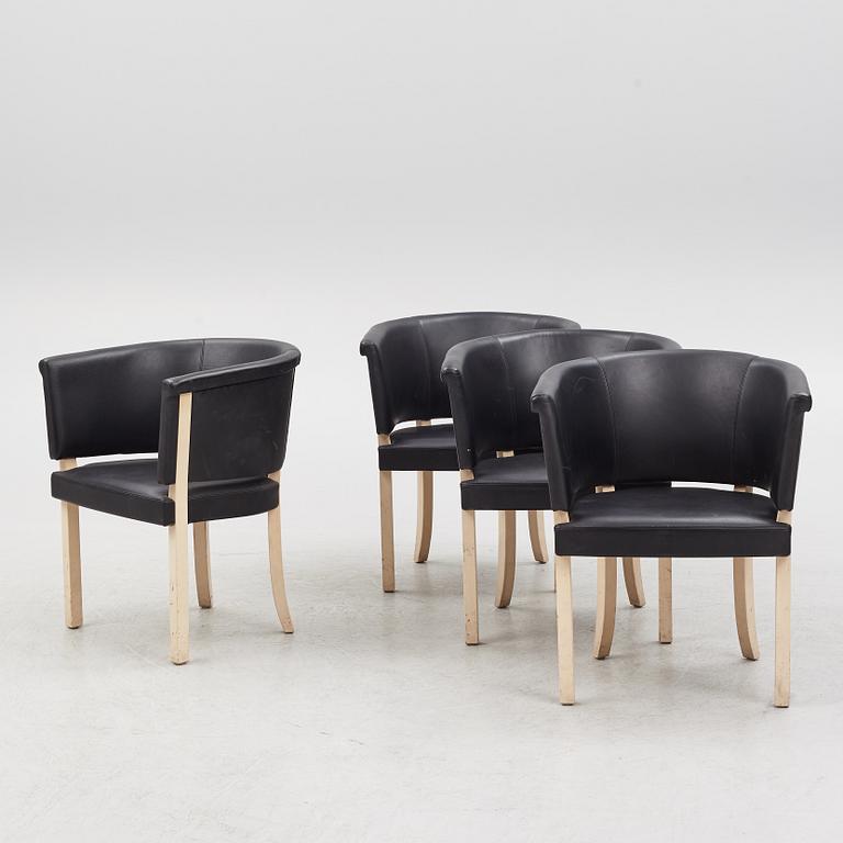 Åke Axelsson, a set of four 'Riksdagen' chairs, Gärsnäs 2008.