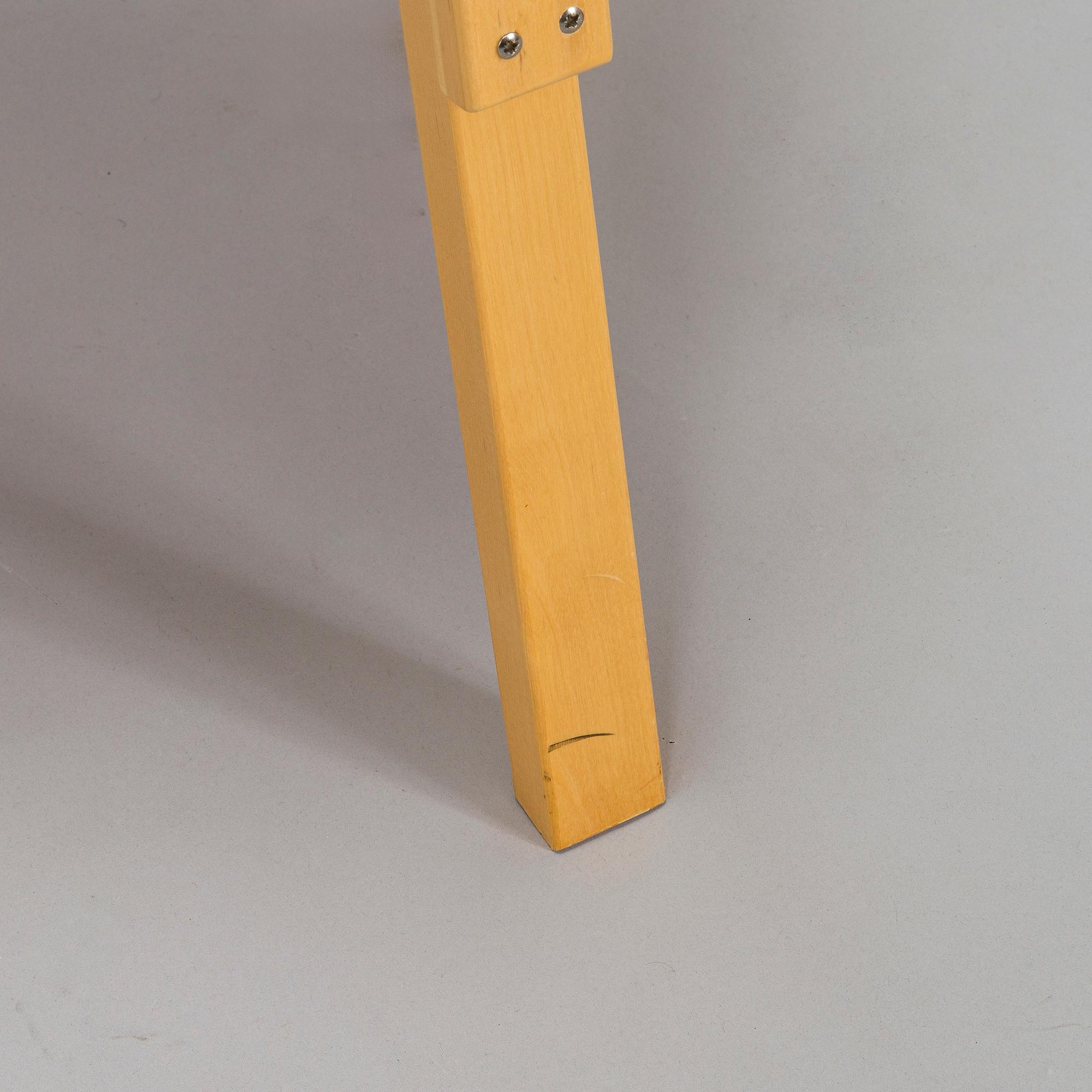 Alvar Aalto, stolar, 6 st, modell 69, Artek, 1900-talets slut.