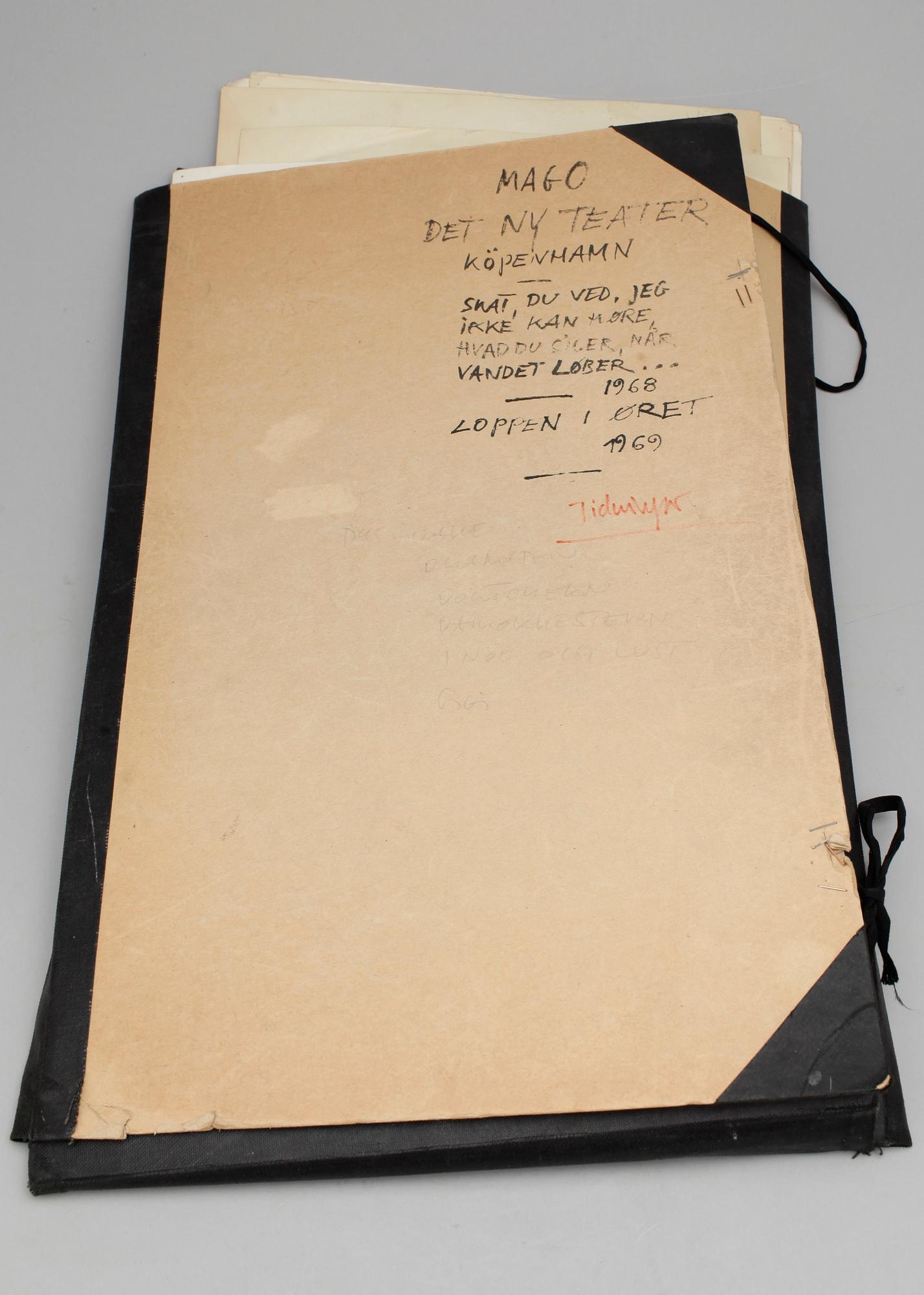 MAX GOLDSTEIN, dräktskisser, ca 100 st, delvis sign o dat.