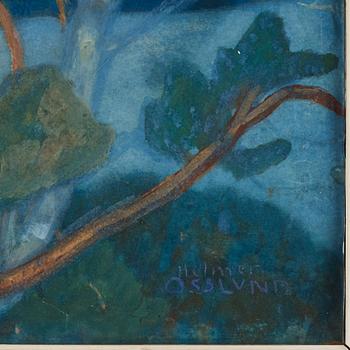 Helmer Osslund, View from Ringkallen, scene from The High Coast in the north of Sweden.