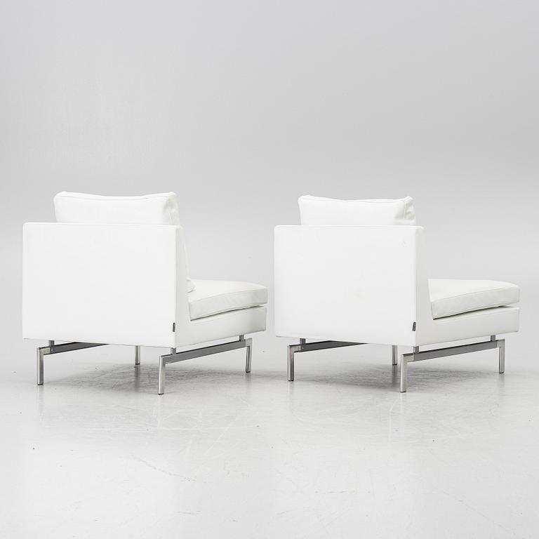 Armchairs, a pair, Ligne Roset, France.