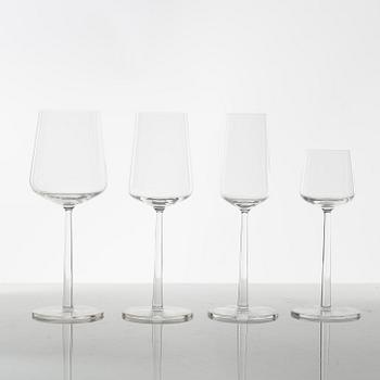 Alfredo Häberli, glasservis, 48 delar,  "Essence", Iittala, Finland, 2000-tal.