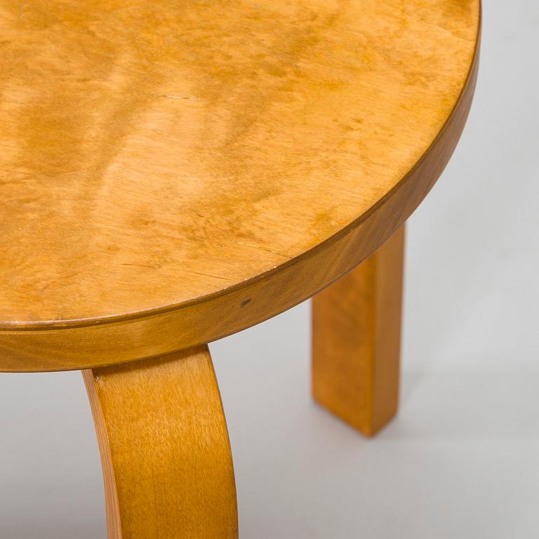 Alvar Aalto, a 1930s '60' stool for O.Y. Huonekalu- ja Rakennustyötehdas A.B.