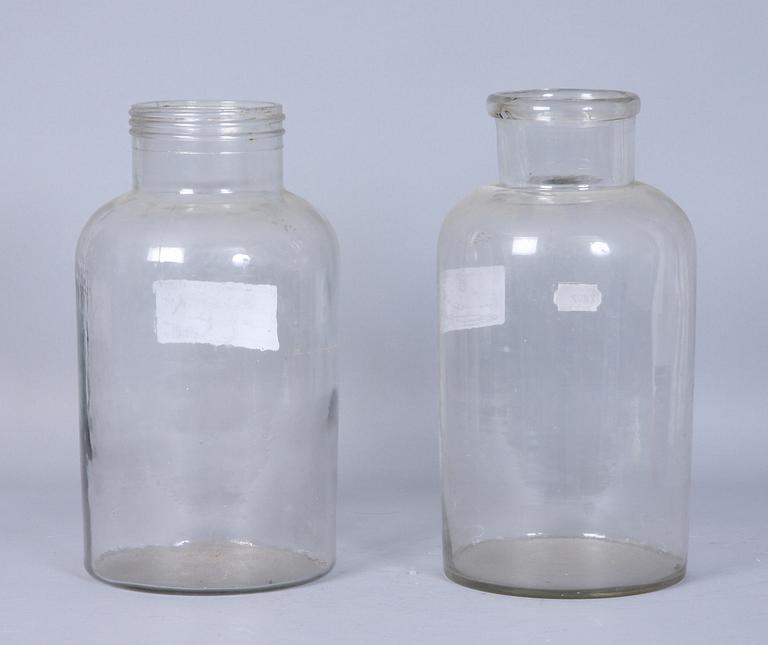 GLASBURKAR, 2 st, 1900-tal.