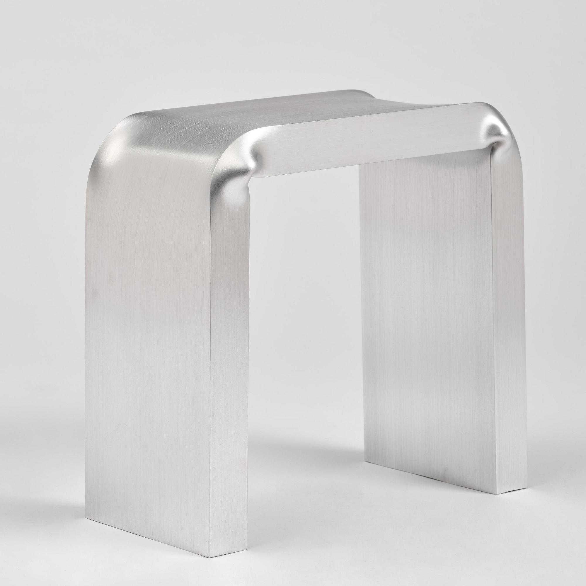 David Taylor, a unique "Bent Stool", Studio Mellösaverken, Sweden, 2025.