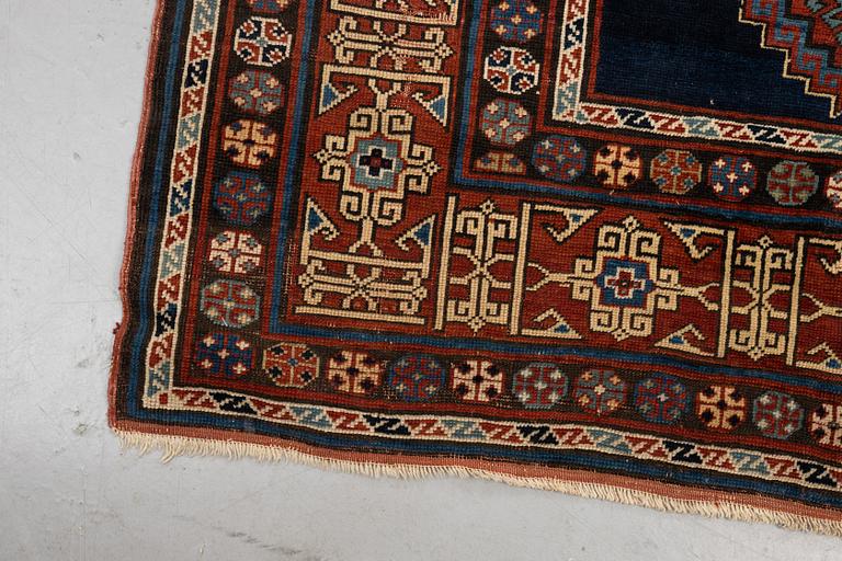 A runner antique Shirvan, probably, around 370 x 140 cm.