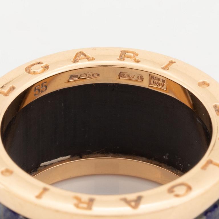 Bulgari, B.Zero1 ring. 18K gold and lapis lazuli.