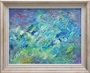 JOHNNY OPPENHEIMER, olja på pannå, sign.