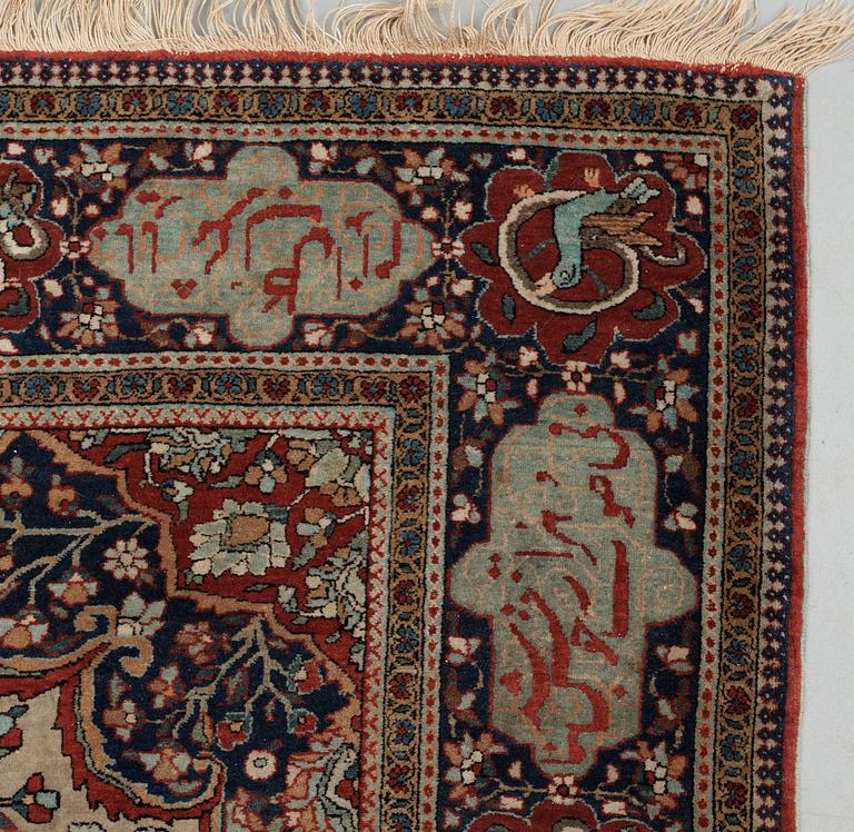 SEMI-ANTIQUE KESHAN so called Motachem. 209 x 137 cm.