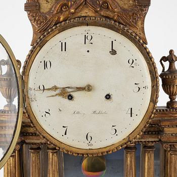 A mid 19th century table clock, Stockholm.