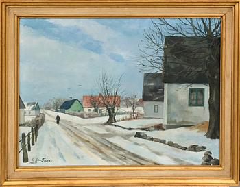 EMIL JOHANSON-THOR, oil on canvas signed and dated 37.