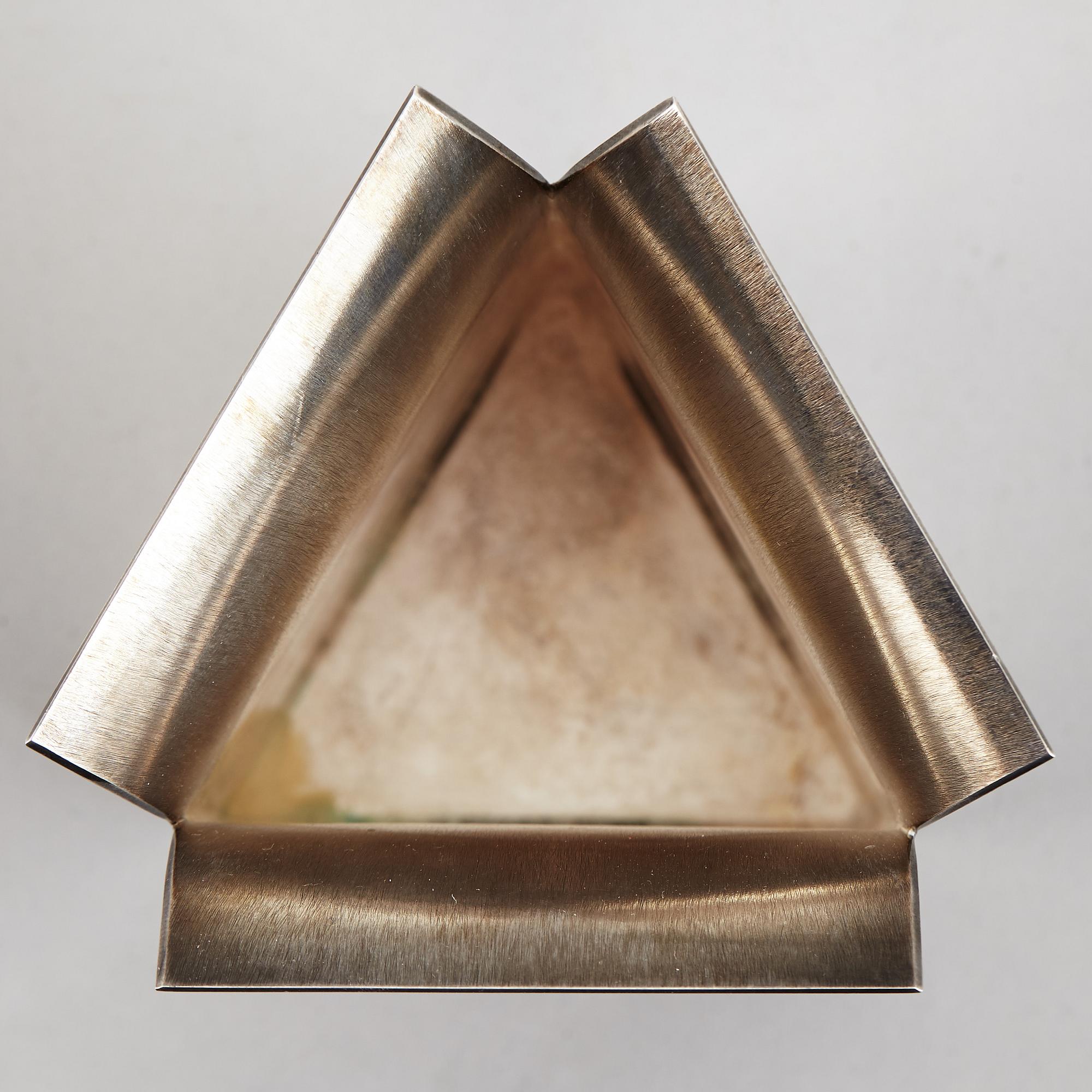 A Wolfgang Gessl silver vase, 20th Century.