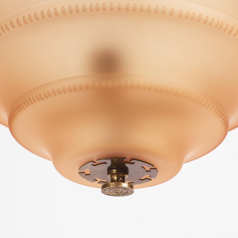 Harald Notini, a ceiling lamp, model "6505", Arvid Böhlmarks Lampfabrik, 1920s-1930s.