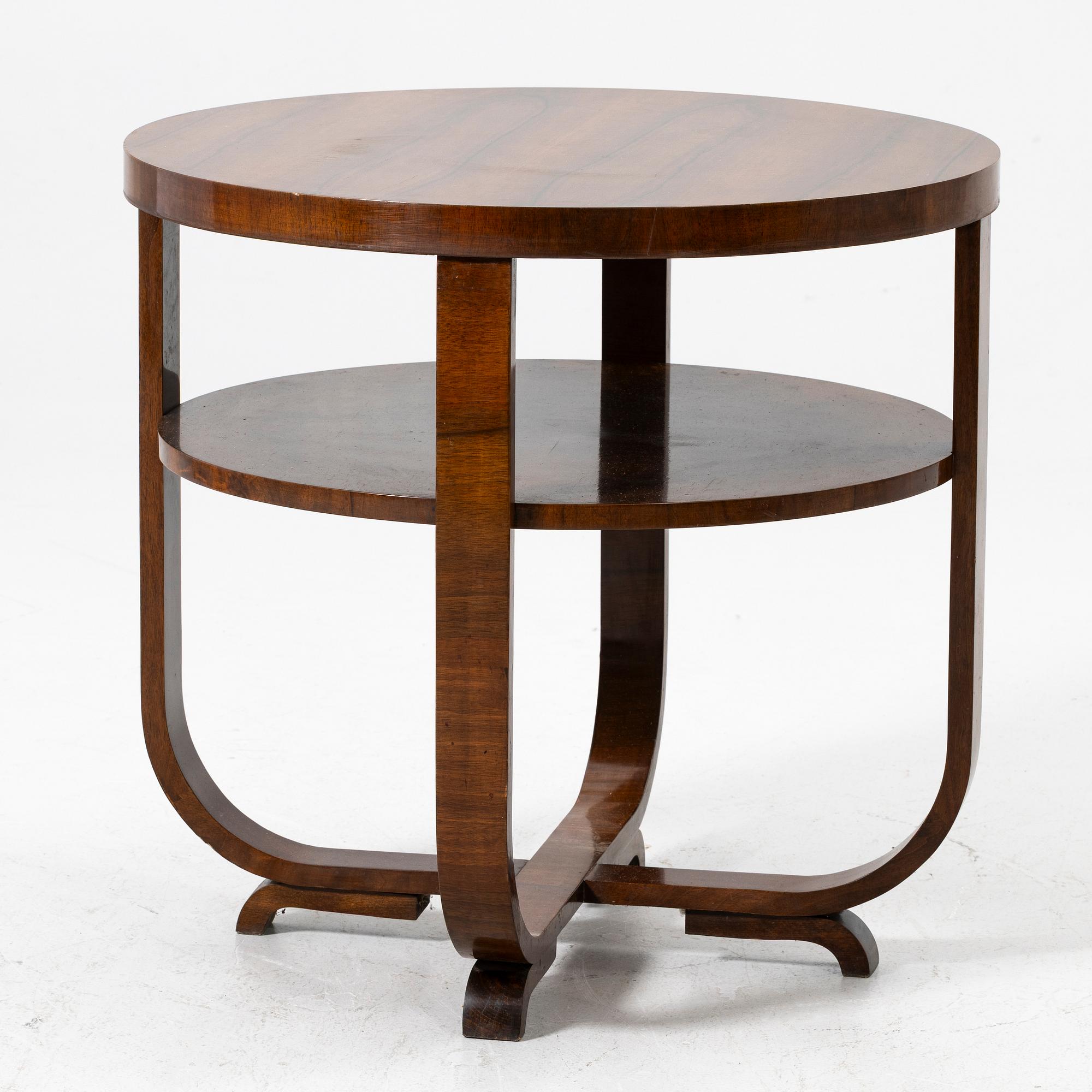 Coffee table/side table, Art Deco style, first half of the 20th century.
