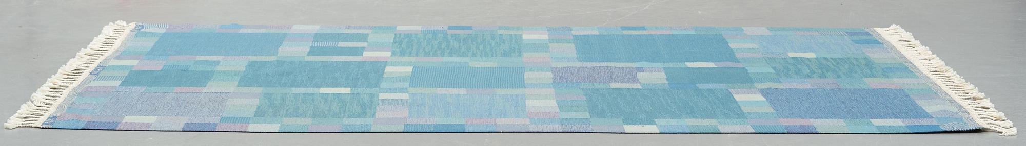 MATTO, "Opal" according to the owner, flat weave, ca 258 x 165,5 cm, signed KLH VPMI VN.