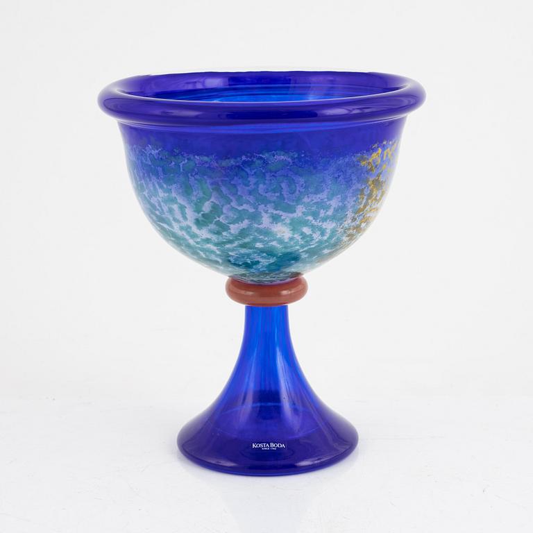 Kjell Engman, uppsatsskål, glas, Artist's collection, Kosta Boda.