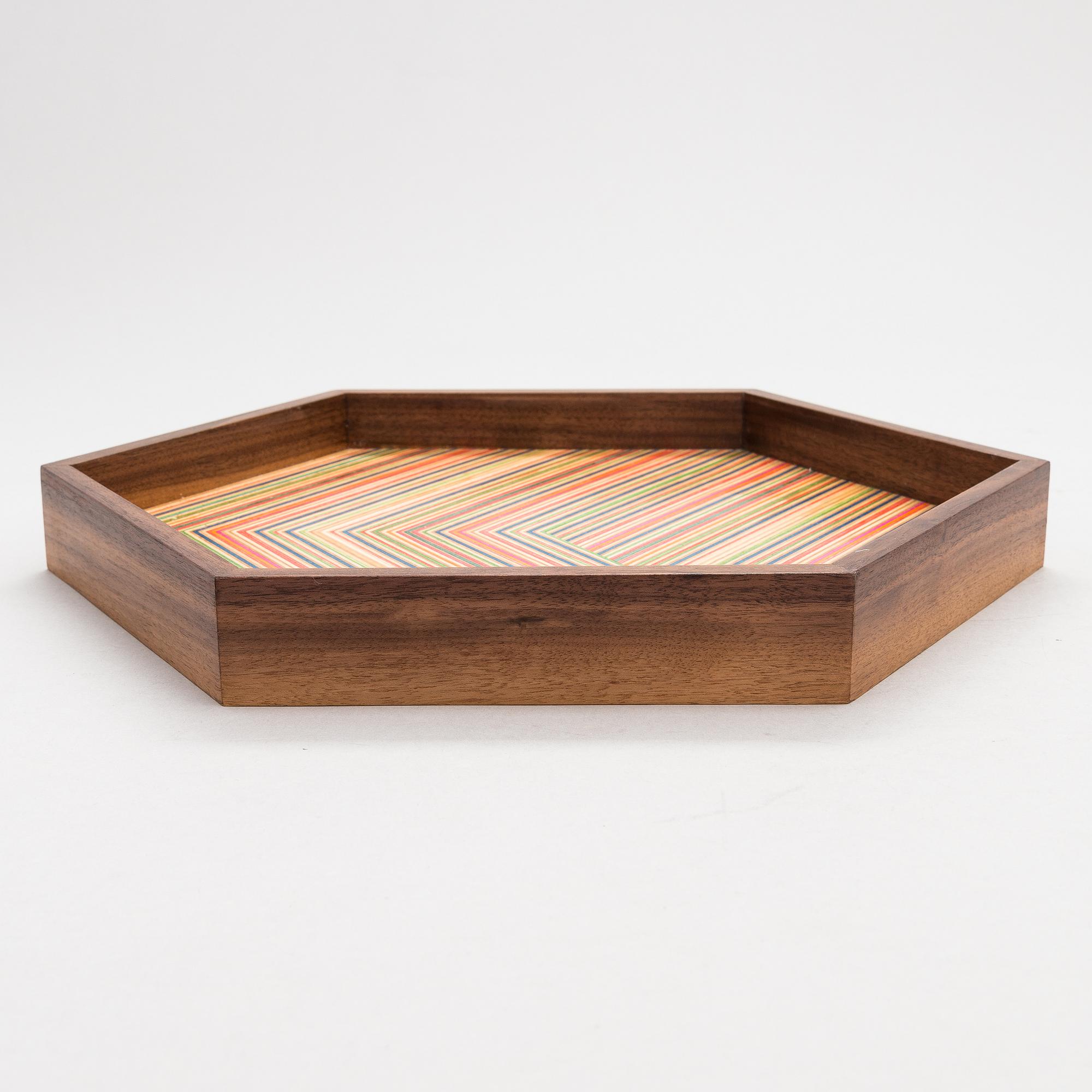 ALEKSI PUUSTINEN, A 'Hexagon Tray', signed.