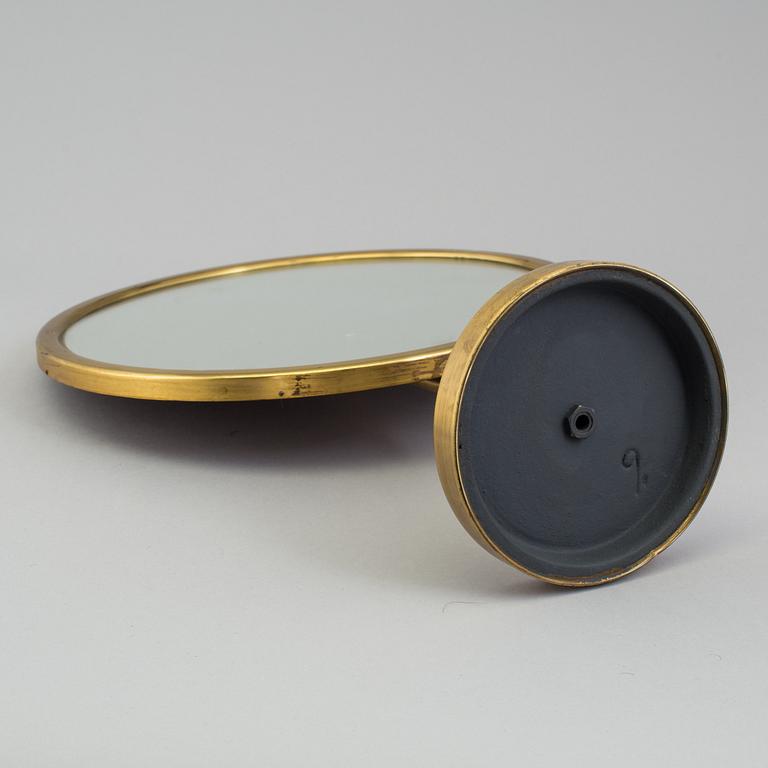 A table mirror, mid 20th century.