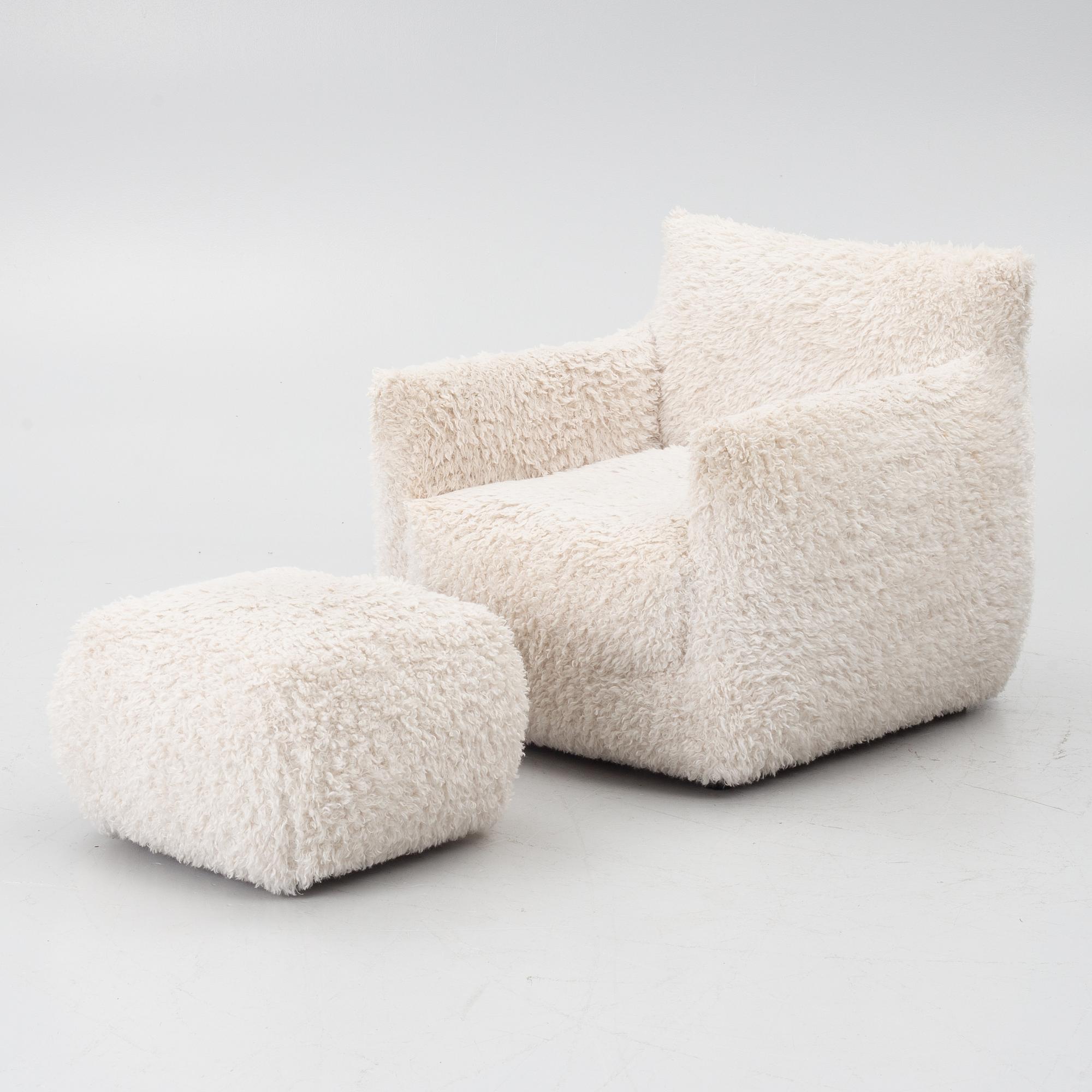 Fåtölj och sittpuff, "Le Petite", Decotique, samtida.