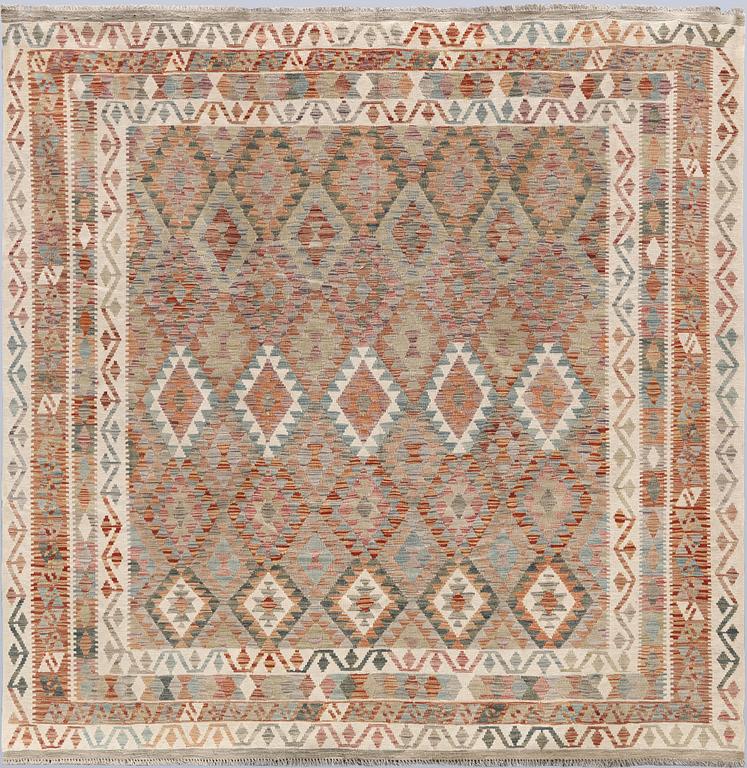 A Kelim carpet, 251 x 246 cm.
