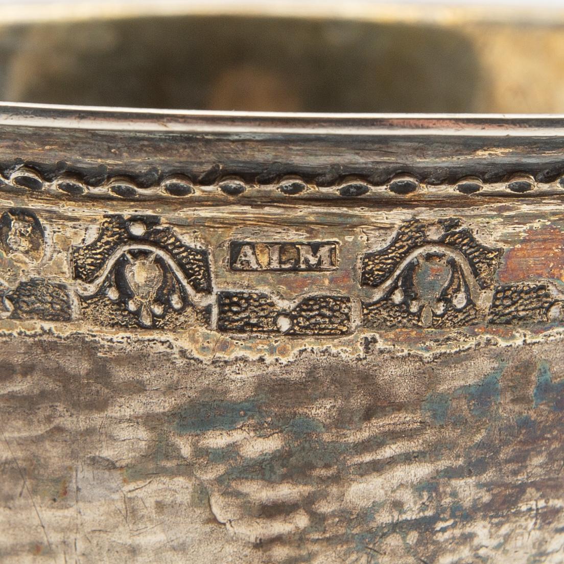 Cup probably by Anders Lundman Stockholm (active 1745-63) silver.