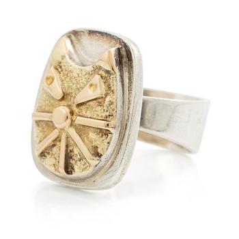 655. Sven-Erik Högberg, a ring, sterling silver, Gothenburg 1994.