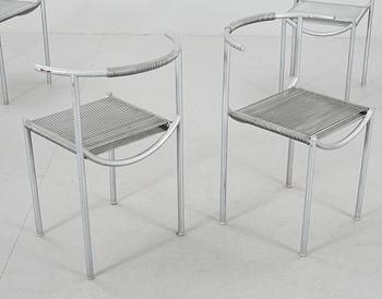 STOLAR, 4 st. "The Café Chair", Philippe Starck, Frankrike, 1980-tal.
