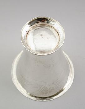 BÄGARE, silver, Carl Ahlstrand, Askersund 1792. Vikt ca 55 gram.