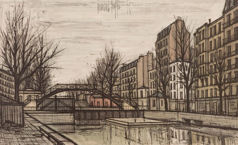 BERNARD BUFFET, offset, printed signature and dating -56.