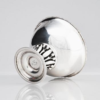 Georg Jensen, a sterling silver bowl, Copenhagen 1925-1932, design nr 180B, Swedish import marks.